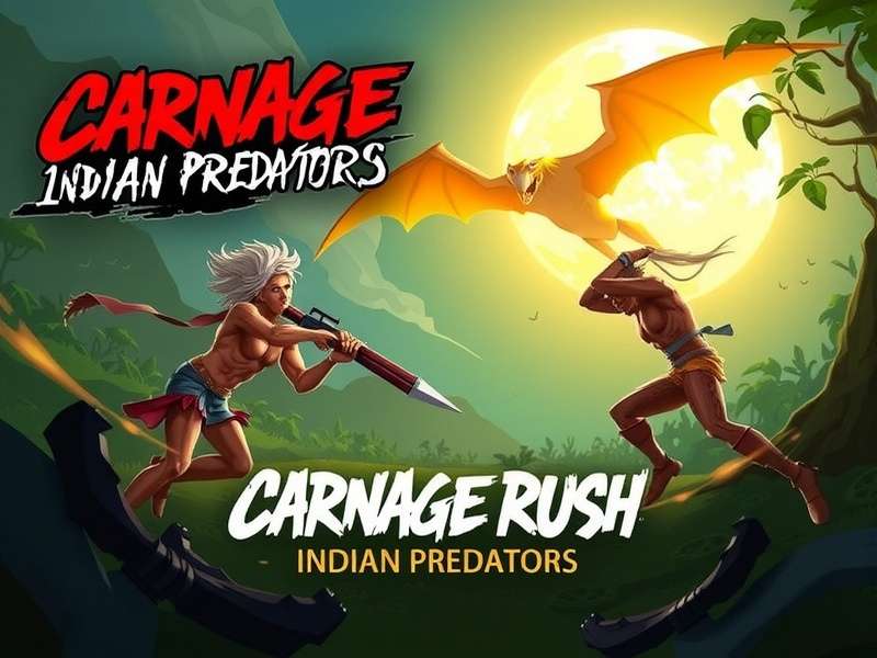 Carnage Rush Indian Predators Game Banner